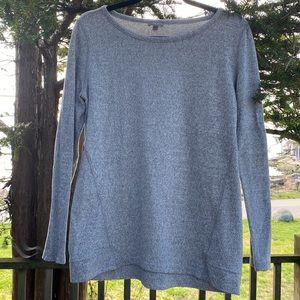 Talbots grey sweater , small , pullover with crew neck, it’s so soft!